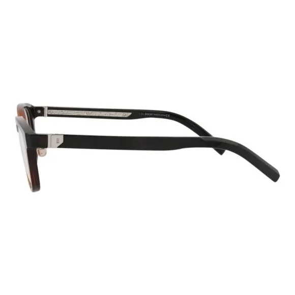 Berluti Mens Square/Rectangle Orange Black Transparent Fashion Designer Eyewear